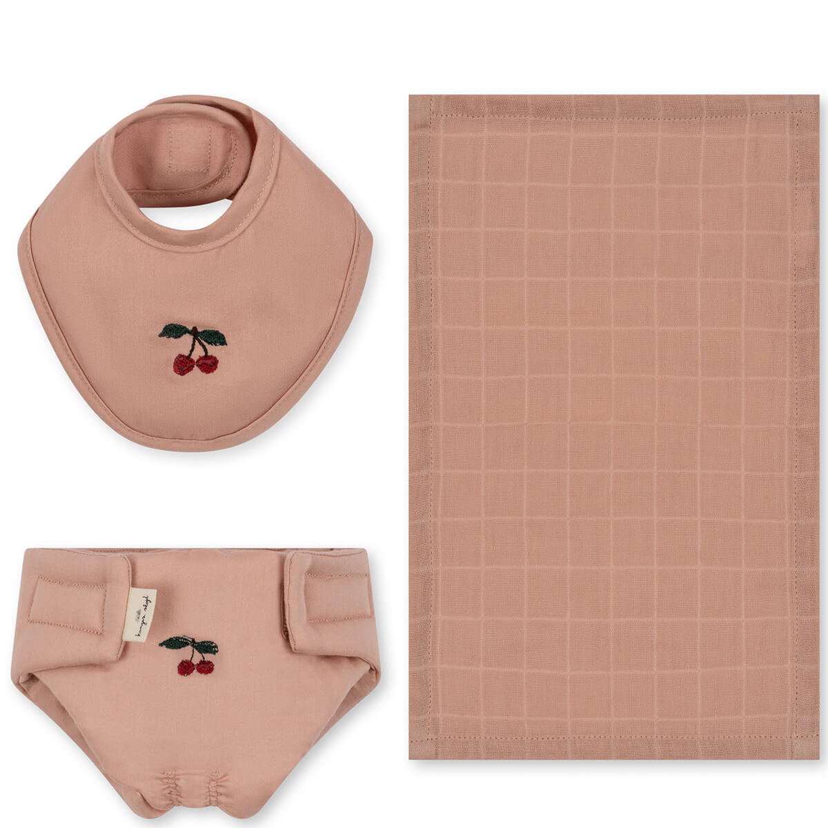 Doll Nursery Set in Mahogany Rose by Konges Sløjd