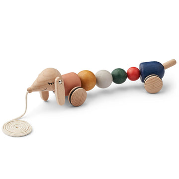 Barthes Pull Along Dog Toy by Liewood