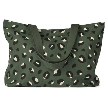 Big Tote Bag in Wild Leo / Forest Green by Liewood