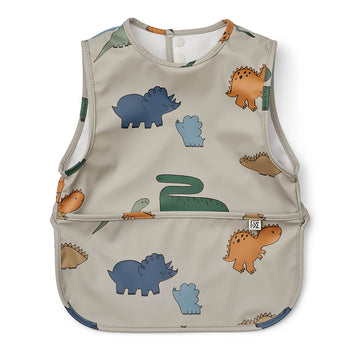 Bria Bib in Dinosaurs / Mist by Liewood