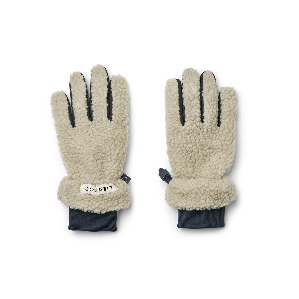 Demi Pile Gloves in Mist / Classic Navy by Liewood