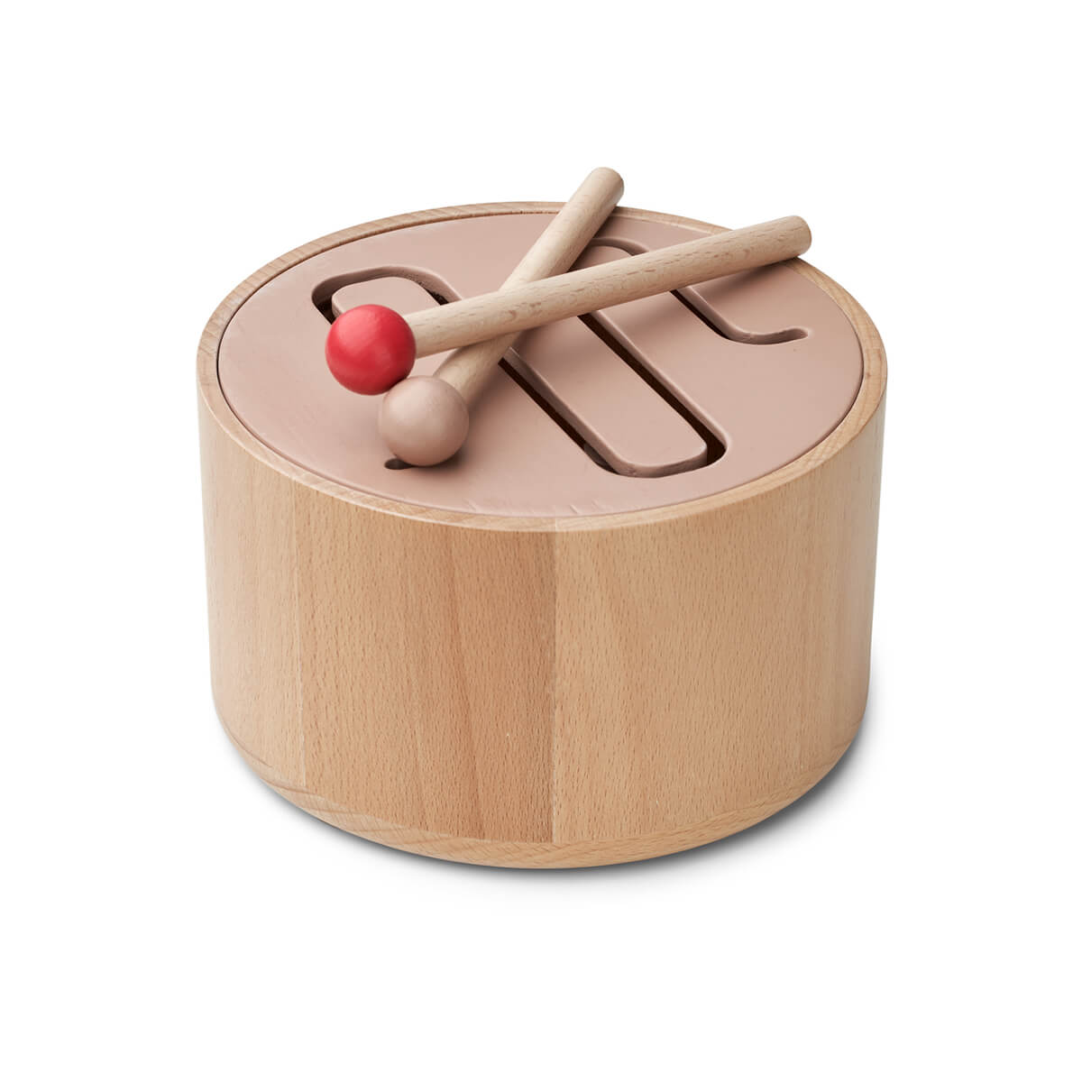 Pete Drum in Tuscany Rose / Apple Red Mix by Liewood