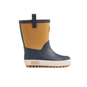 Sasha Thermo Rainboots in Classic Navy Multi Mix by Liewood