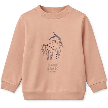 Thora Sweatshirt in Unicorn / Pale Tuscany by Liewood