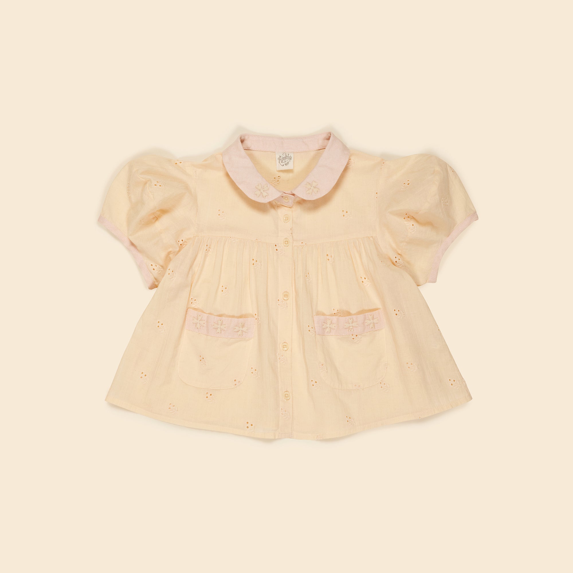 Mabel Blouse - Milk Broderie Anglaise