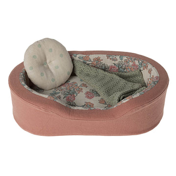 Cosy Basket (Small) in Coral by Maileg