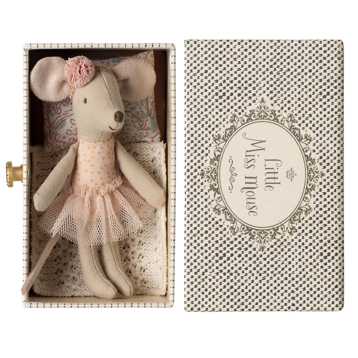 Little Sister Dance Mouse in Daybed by Maileg