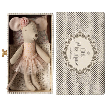 Little Sister Dance Mouse in Daybed by Maileg