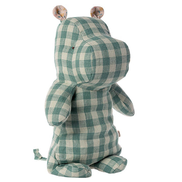 Safari Friends Hippo (Medium) in Check by Maileg
