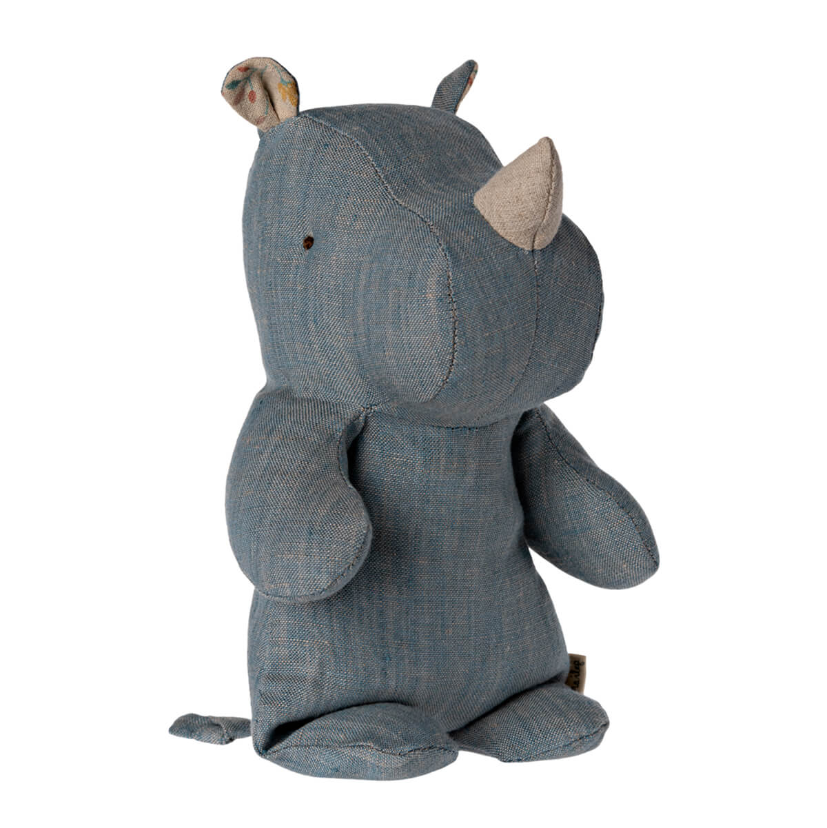 Safari Friends Rhino (Small) in Blue/Sand by Maileg