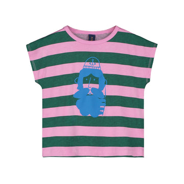T-shirt wide stripes Captain