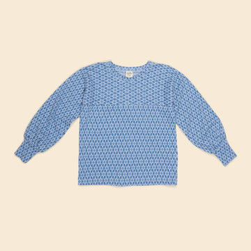 (OUTLET) Roberta Jersey LS Top - Blanket Blue Mist (EXCLUSIVE)