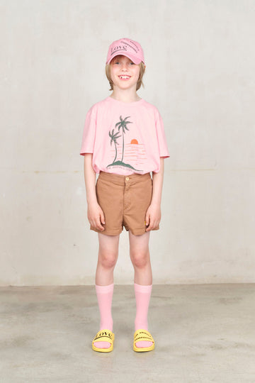 Pink Sunset Big Rooster T-Shirt