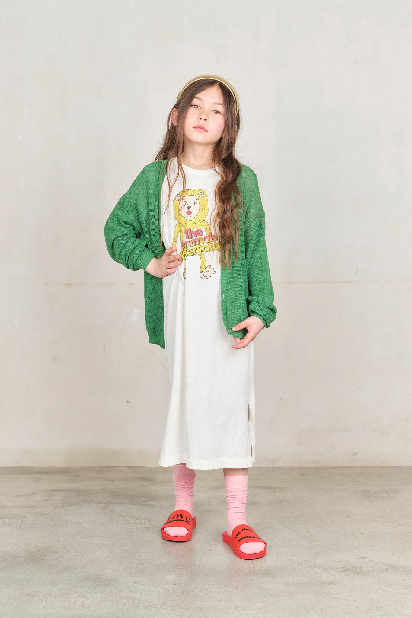 Green Racoon Cardigan