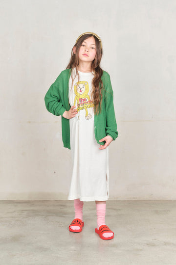 Green Racoon Cardigan