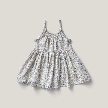 Birdie Tunic, Menagerie Print, Blueberry