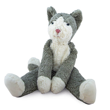 Large Cat Floppy Animal Soft Toy by Senger Naturwelt