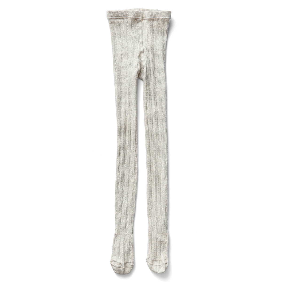 Pointelle Rib Tights in Linen by Soor Ploom