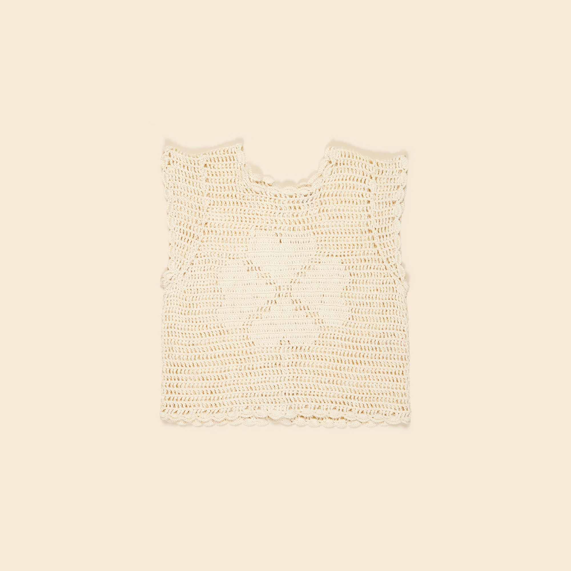 Tamara Floral Crochet Tank - Milk (EXCLUSIVE)