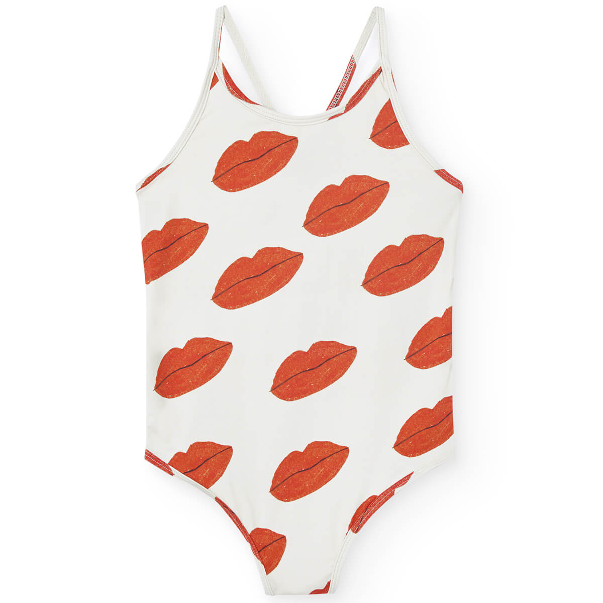 Octopus Kids Swimsuit in White by The Animals Observatory