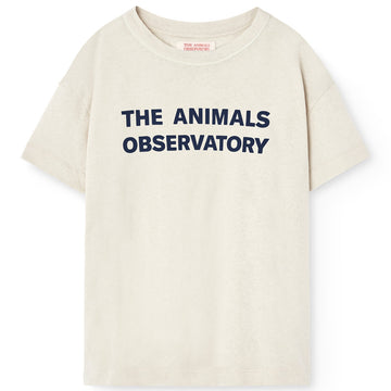 Orion Kids T Shirt in White Mouth by The Animals Observatory