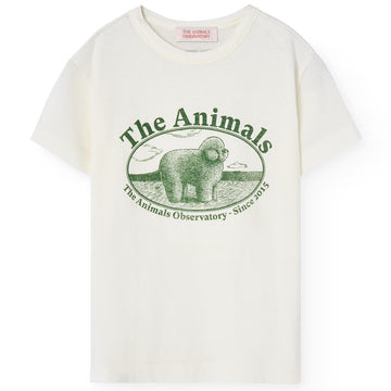 Rooster Kids T Shirt in White by The Animals Observatory
