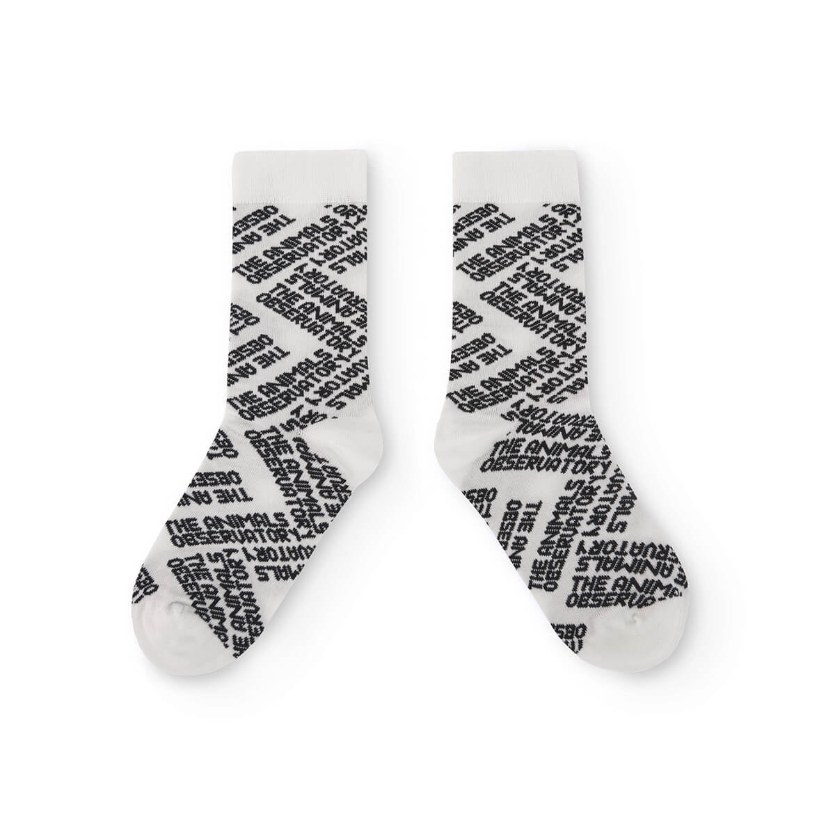 Worm Kids Socks in White by The Animals Observatory