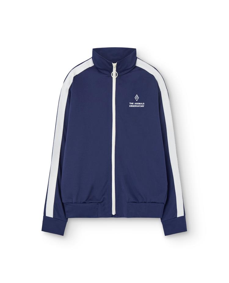 Deep Blue Zebra Track Jacket