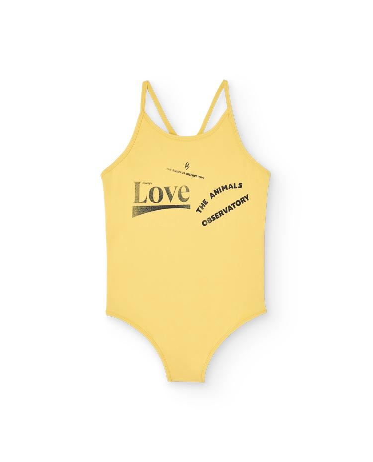 Yellow Love Octopus Swimsuit