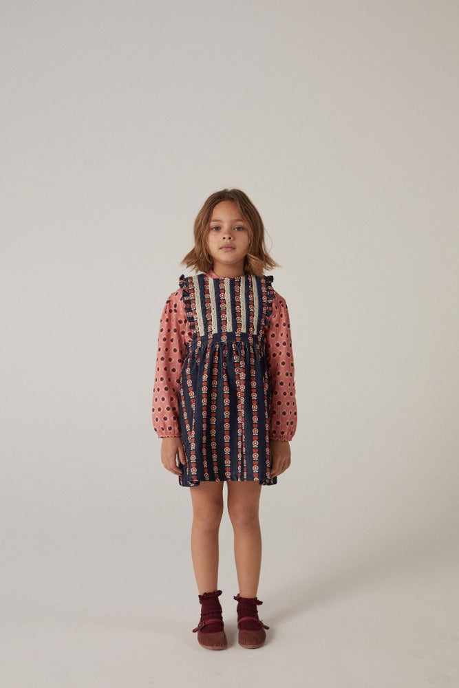 [헬로시모네] 미누슈 드레스 폼라인 블루 AW24-MINDPBL