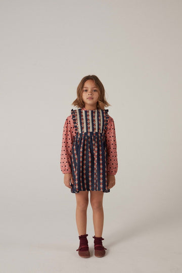 [헬로시모네] 미누슈 드레스 폼라인 블루 AW24-MINDPBL