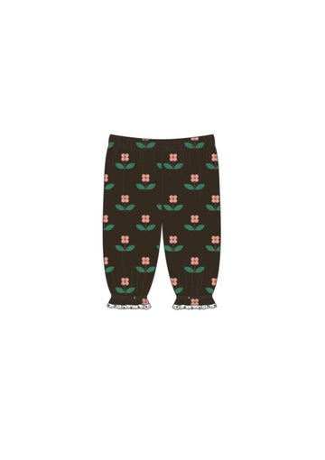 [헬로시모네] 베이비 민뇽 팬츠 플로라 초콜릿 AW25-MIGBBFLCH