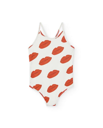 Raw White Kissing Octopus Swimsuit