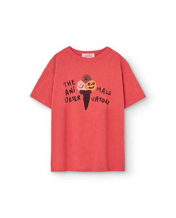 Red Icecream Big Rooster T-Shirt