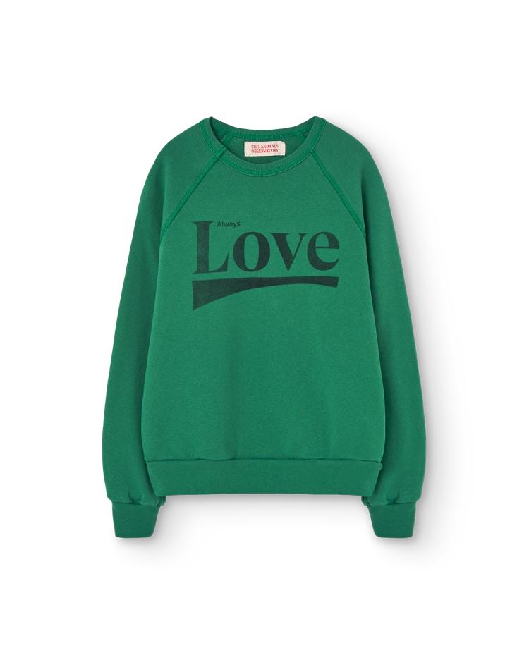 Green Love Shark Sweatshirt