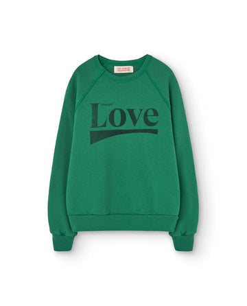 Green Love Shark Sweatshirt
