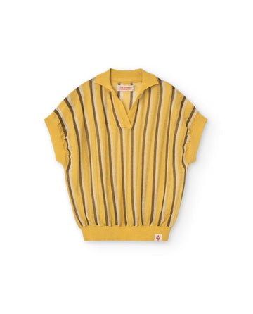 Yellow Bat Sweater Vest