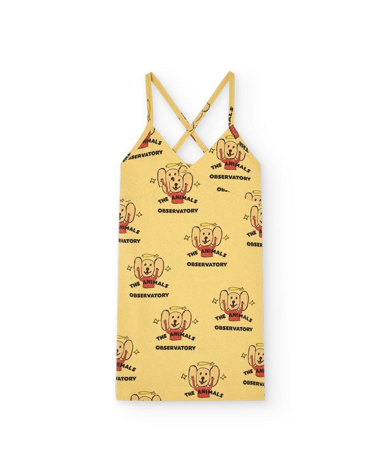 Yellow Otter Mini Dress
