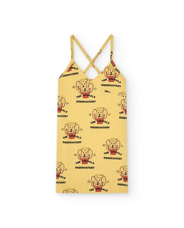Yellow Otter Mini Dress
