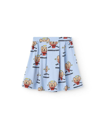 Soft Blue Turkey Skirt