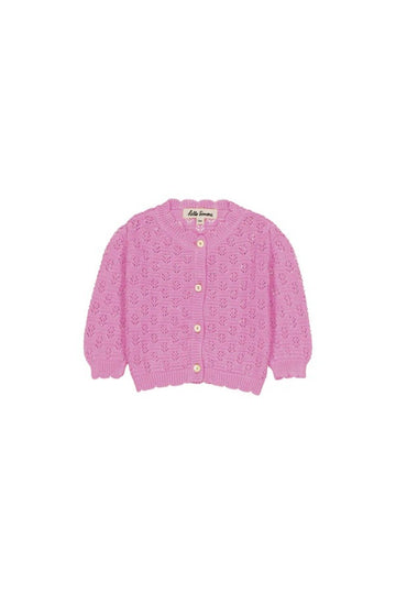 [헬로시모네] 베이비 Jeannette 가디건 로즈 SS26-JEANCARROS