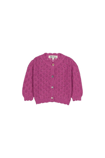 [헬로시모네] 베이비 Jeannette 가디건 마우브 SS26-JEANCARMAUV