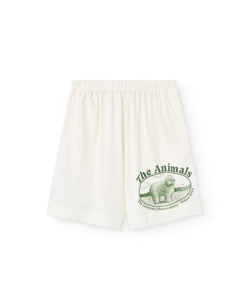 White Poodle Bermuda Mole Shorts