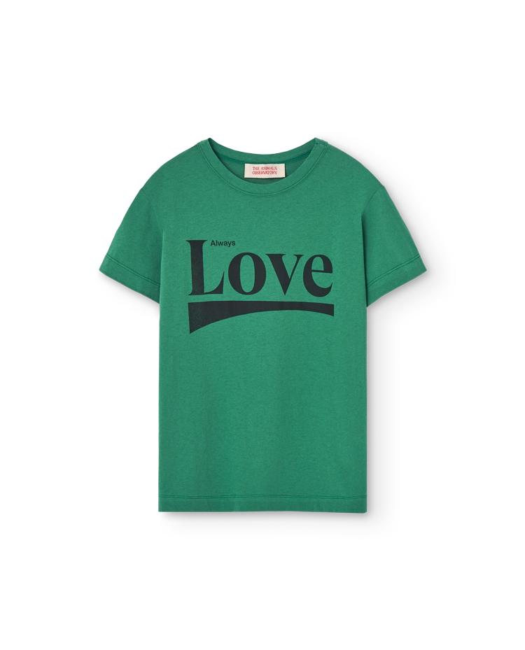 Green Love Rooster T-Shirt