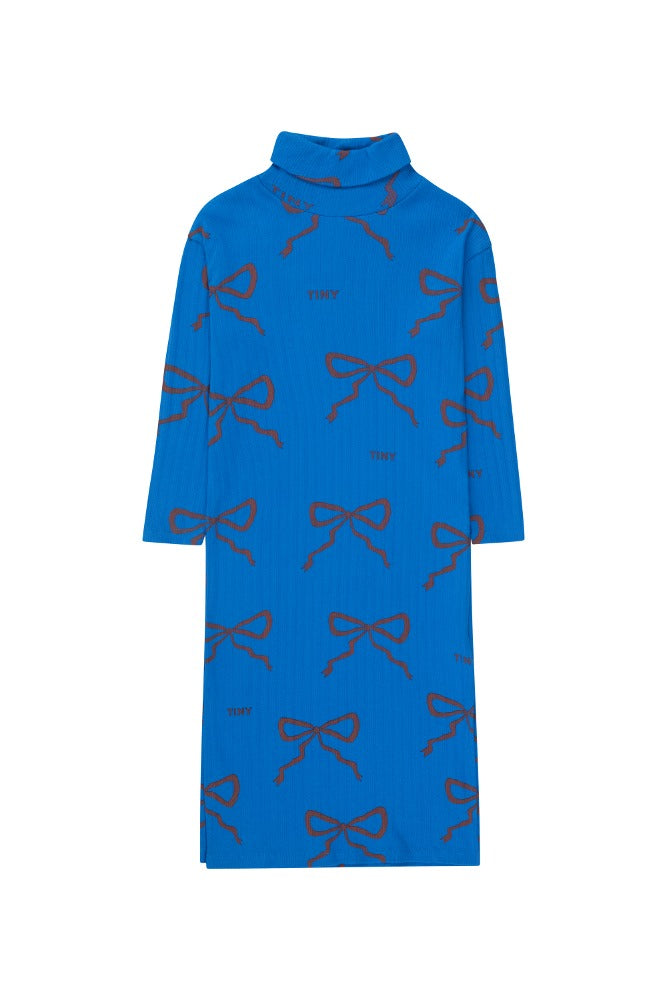 [타이니코튼] 보우스 모크넥 드레스 AW24-046-P22 [OL]