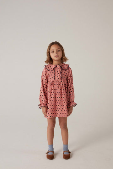 [헬로시모네] 미나 드레스 아네트 로즈 AW24-MINDAN