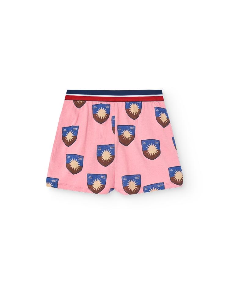 Pink Shield Shorts