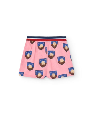Pink Shield Shorts