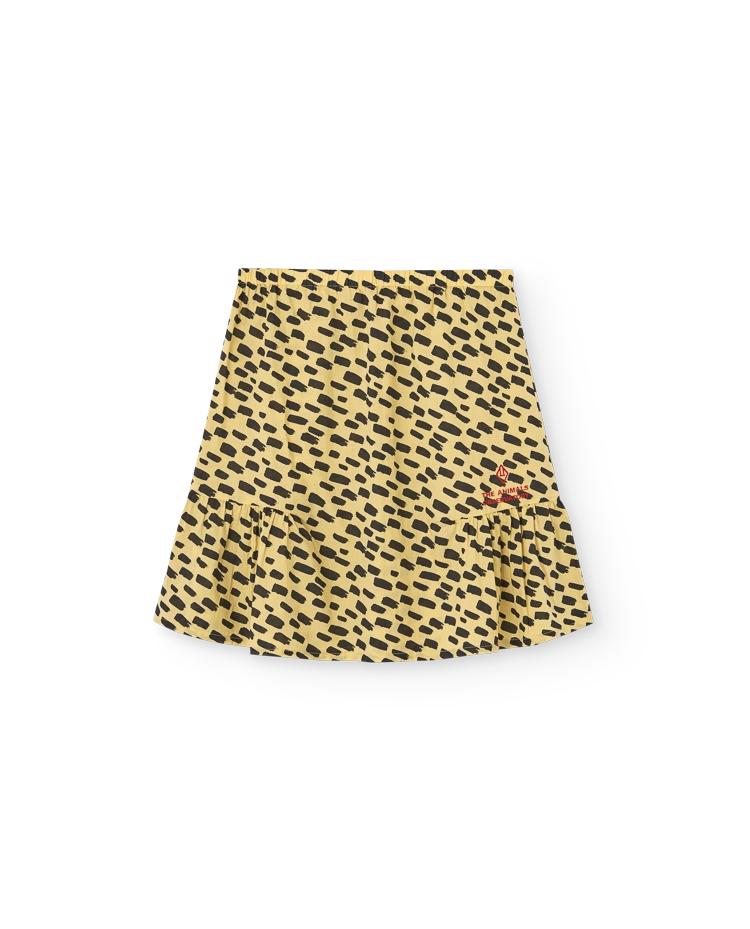 Yellow Animal Slug Skirt