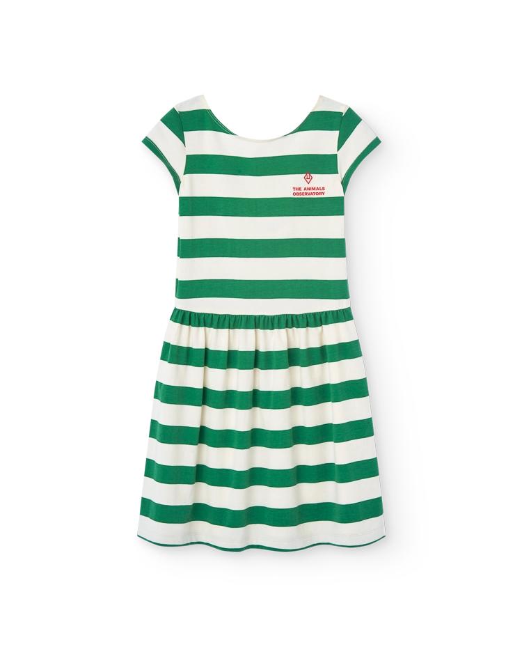 White Sailor Flamingo Midi Dress